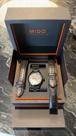 Mido multifort GMT 2026 with Two Extra Straps
