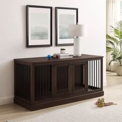 Crosley Furniture Winslow Medium Credenza Pet Crate (retail $500)