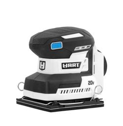 HART 20 Volt Cordless 1/4 Blade Sander and Bag for Powder (Battery Not Included) New Condition