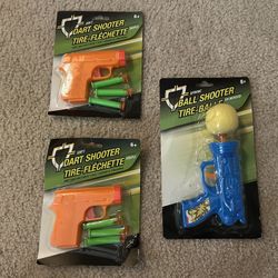 Dart Shooter and Foam Shooter toys