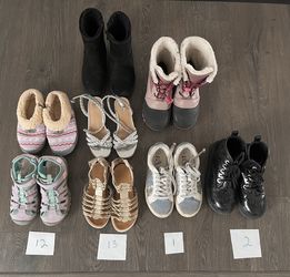 Kid’s Size 12,13, 1, 2 Shoes/slippers