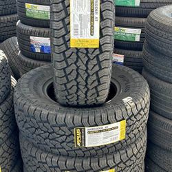 285/70/17 All Terrain New Tires Set Installed And Balanced Llanta Nueva Instalacion Y Balanceo incluido ✅✅