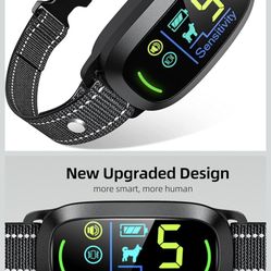 Dog Bark Collar for Large Medium Small Dogs, Rechargeable Smart Bark Collar, Anti Barking Training Collar with 5 Adjustable Sensitivity Beep Vibration