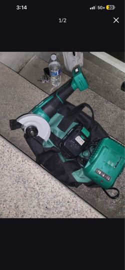 Ginour Cordless Angle Grinder with Charger and Bag Ginour