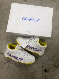 Off-White Low-Top Sneakers White Yellow Purple