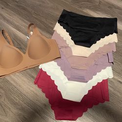 BRAND NEW Comfy Soft WOMEN’S UNDERGARMENT FASHION CLOTHING LOT FROM AMAZON Bra SZ M Underwear SZ M