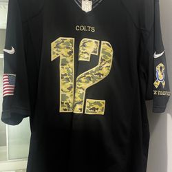 Andrew Luck Nike Stitched Military Jersey