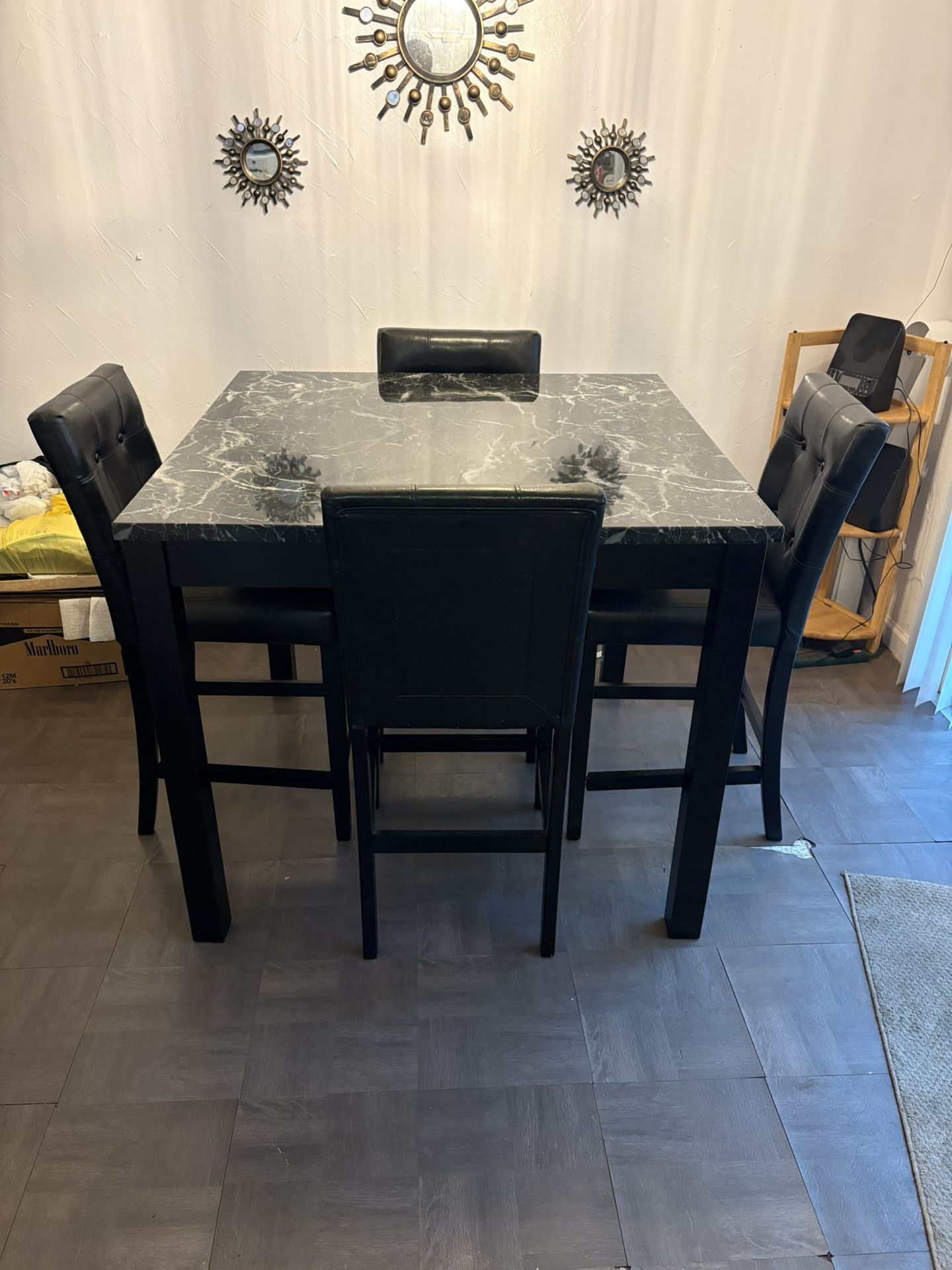TABLE WITH CHAIRS
