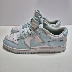 Nike Dunk Low DV0833-104 Mens US 8 Running Shoes Glacier Blue Leather Sneakers