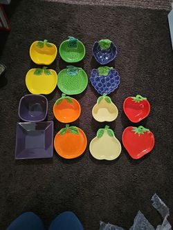 Fun ceramic plates and bowls