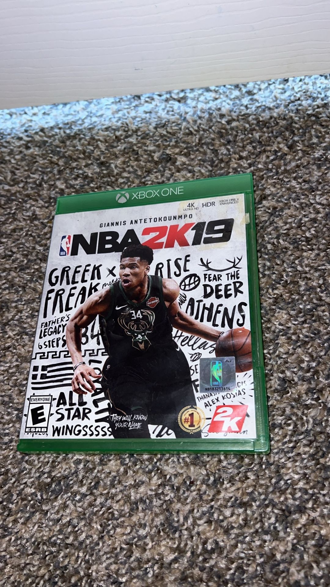 Xbox NBA2K19 game  