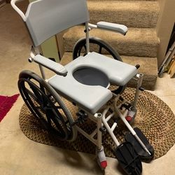 Shower/Commode Wheelchair