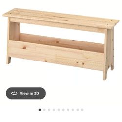 Bench with Work Storage 