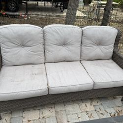 Two Outdoor Sofas
