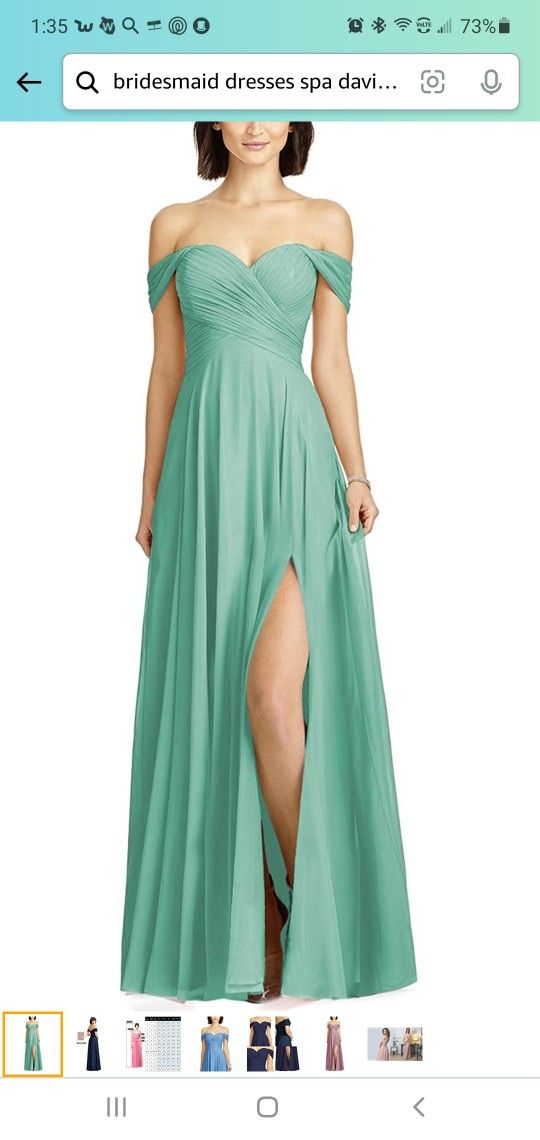 Bridesmaid Dress , Spa or Mint  orderd Spa Size 20