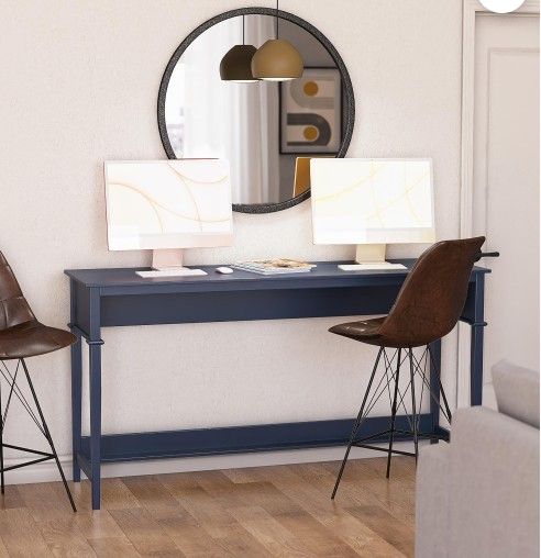 New Inbox Sofa Desk /console Navy 