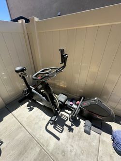 Workout bicycle / Row machine