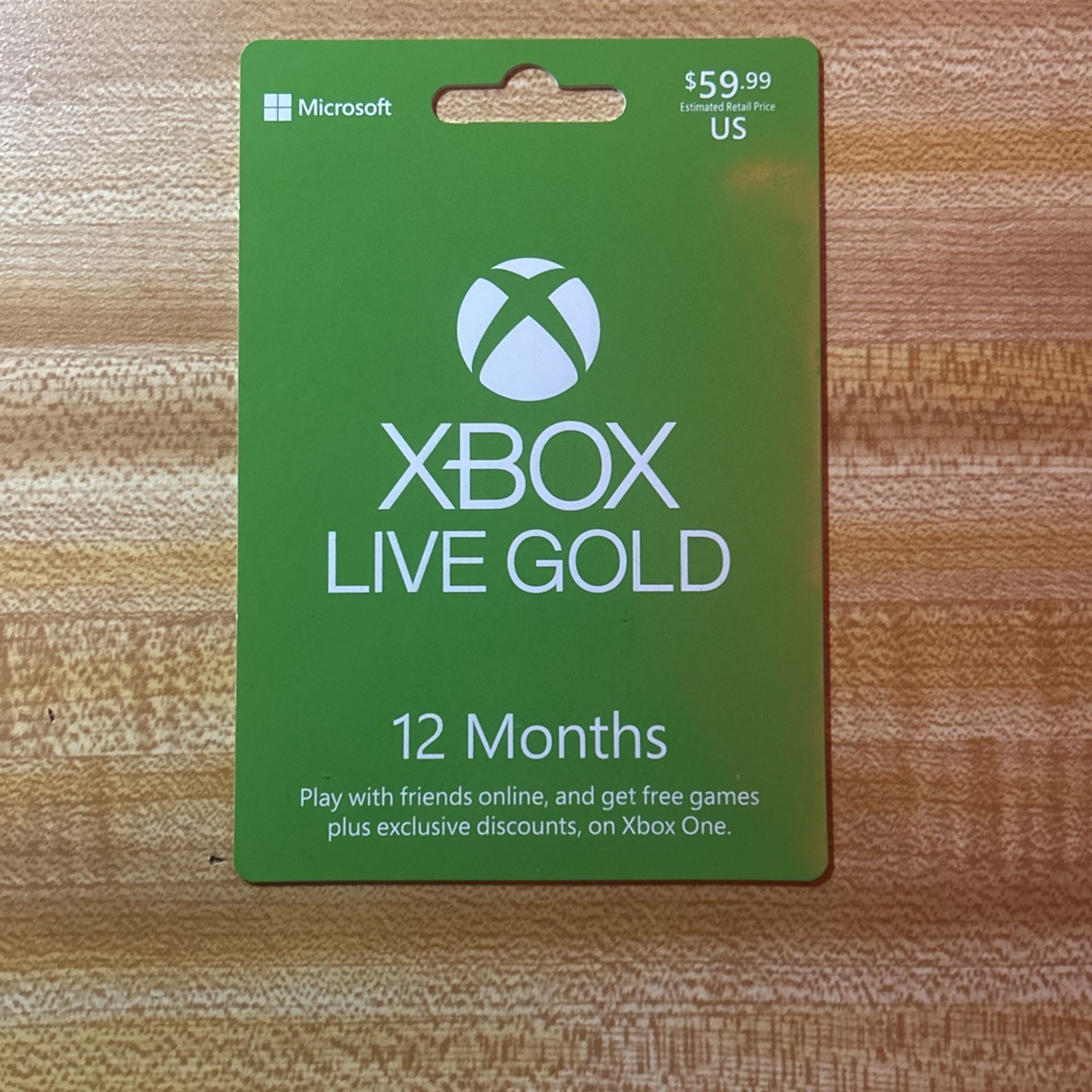 Xbox Live Gold 12 Month