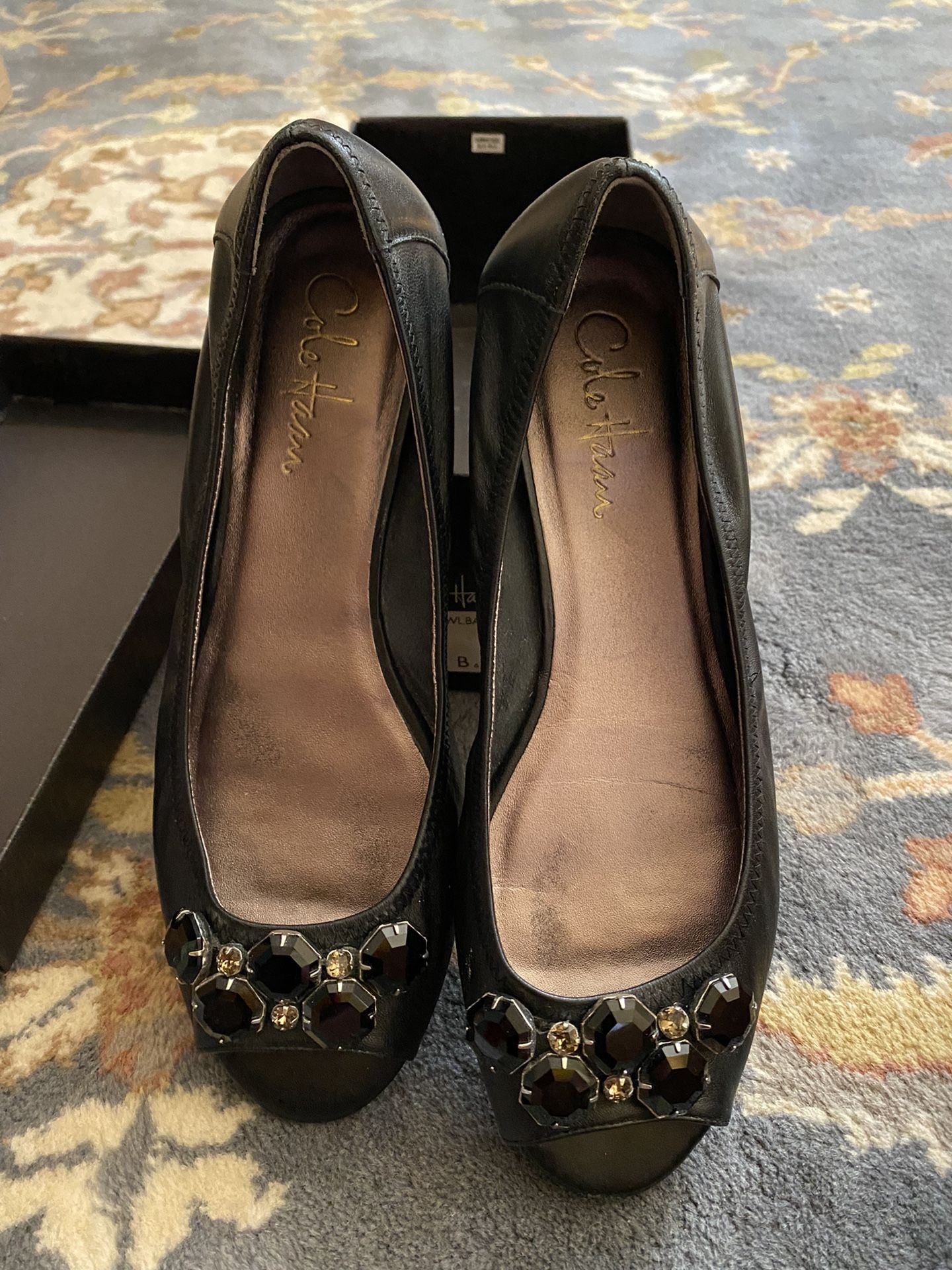 Cole Haan Air Tali Ballet Flat Black Size 7.5