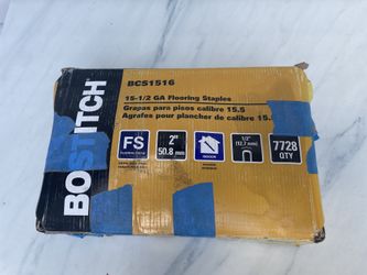 Bostitch 15 1/2 Gauge 2” Flooring Staples