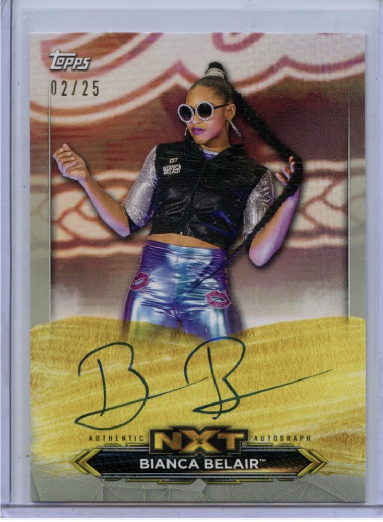 Topps 2020 Rookie Bianca Belair Auto #02/25