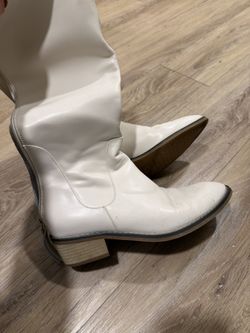 White Boots Size 6-6.5