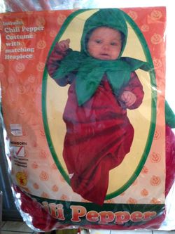 Chili pepper bunting costume