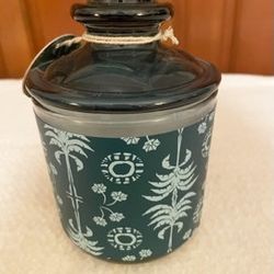 New, Price Firm, Eucalyptus and Patchouli Lidded Glass Green Opalhouse Jungalow Candle