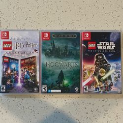 Nintendo Switch Games Bundle (LEGO, Star Wars & Harry Potter)