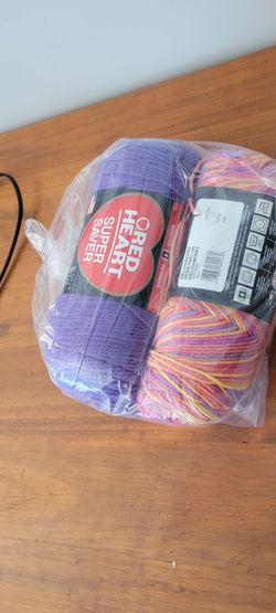 Acrylic yarn both for $3