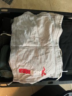 Hollister Grey mini skirt with Red Logo