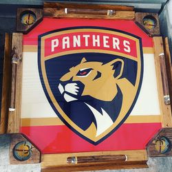 New Panthers Hockey Dominos Table 