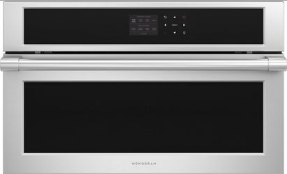 Monogram Statement Series 30" Stainless Steel Single Steam Electric Wall Oven New
