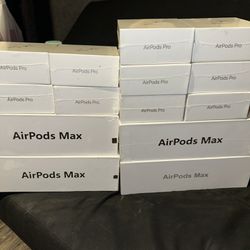 AIR POD PROS 2nd GENERATION AND AIR PODS MAX 