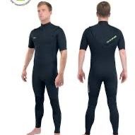 MENS MALAMA ZIP FREE FULL Wetsuit SUIT2/2 Short Sleeve (Brand New) 