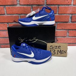 Nike Air Kobe 6 Protro ‘Dodgers’ Size 13
