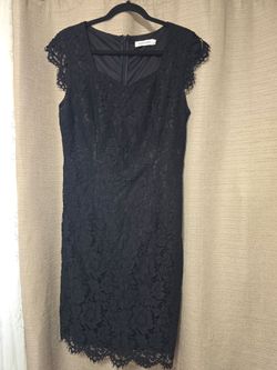 Lace black dress