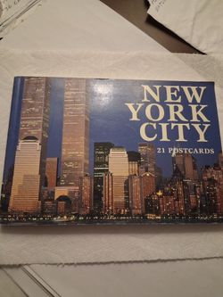 2001 New York City, Book 21 Postcards, Printed in USA Chess Press