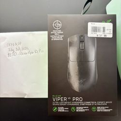 Razer Viper V3 Pro – Sealed | $120 (Retails $160+)