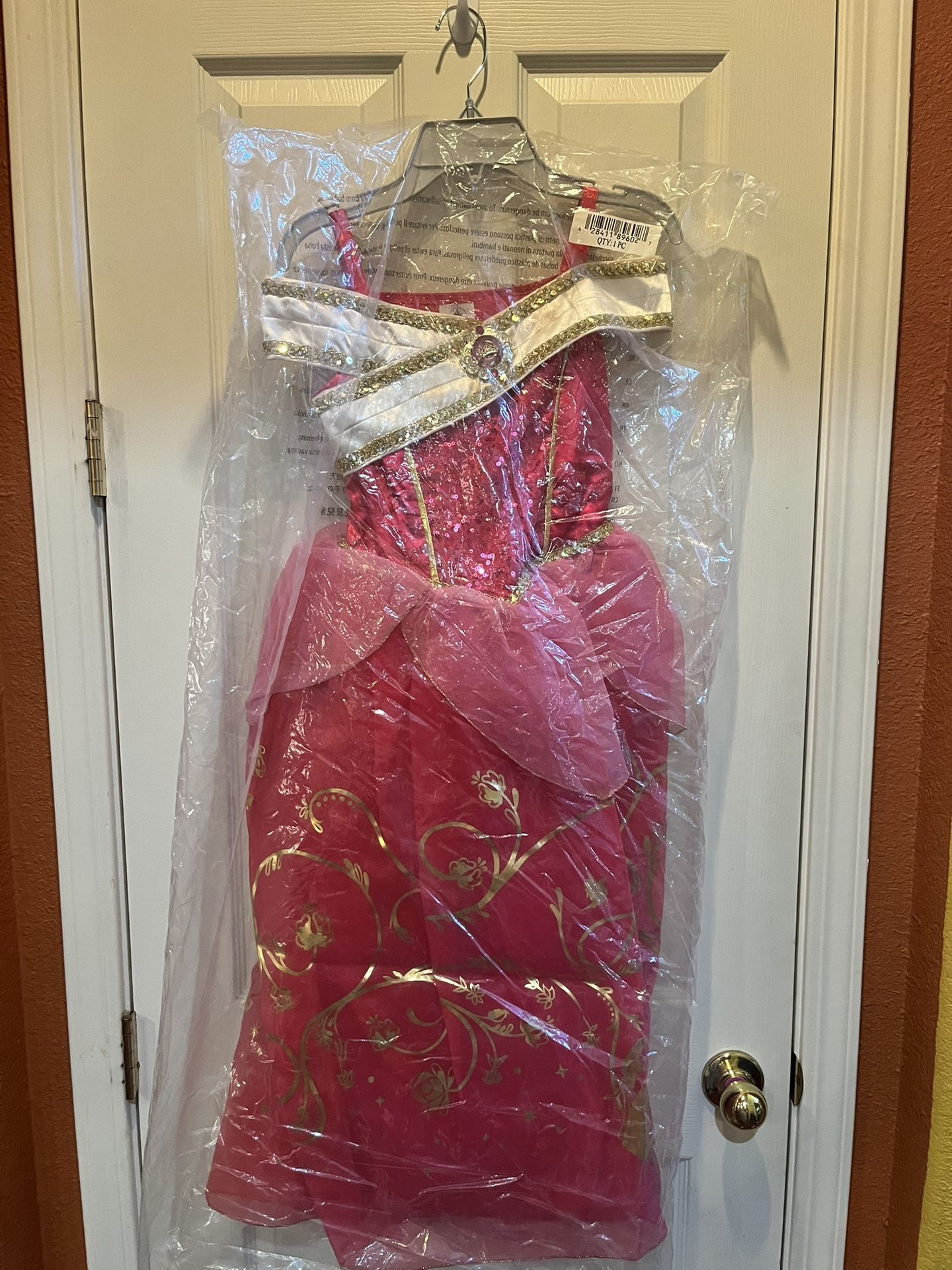Disney Store Aurora Costume NWT Size 7/8