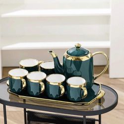 Turkish style 8Pcs cup Set With tray