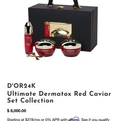 D’OR24k Red Caviar Set