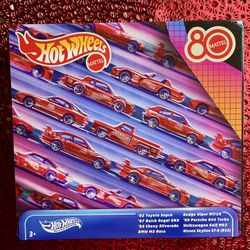 HOT WHEELS 2025 SILVER SERIES MATTEL 80th ANNIVERSARY BOX SET 8 PACK 