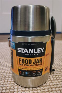 Stanley Adventure Vacuum Food Jar 18oz - NEW with Spork + Dry Storage