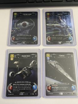 Star Wars Unlimited TCG Jump To Lightspeed Prestige Cards Rare Carbonite