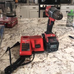 Milwaukee Hammer drill and charger