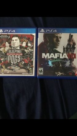 Sleeping dogs and Mafia III for PS4