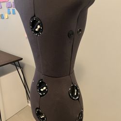 Adjustable Dress Form Mannequin w/ Stand (Charcoal Grey)