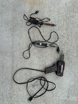 Weller Model 8200 100/140 Watt Soldering Iron/Gun plus 2 other sod iron
