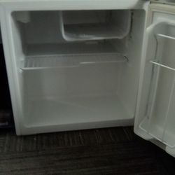 White Mini Haier Refrigerator